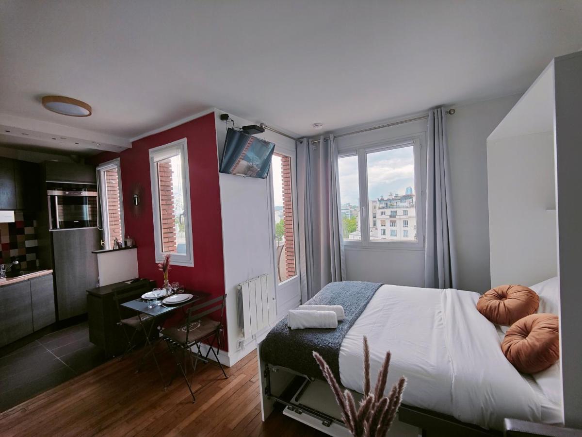 Studio Neuilly Seine - Champs Elysees - La Defense Appartement Buitenkant foto