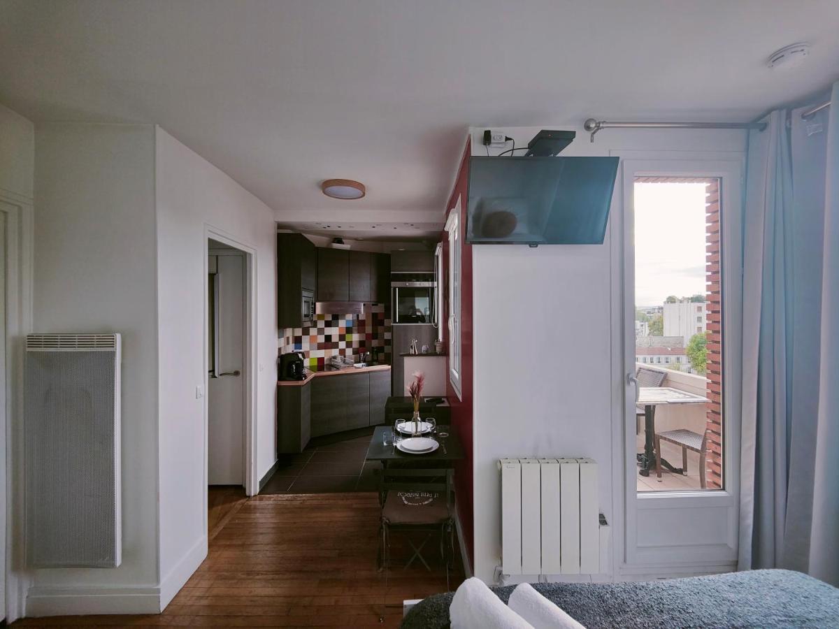 Studio Neuilly Seine - Champs Elysees - La Defense Appartement Buitenkant foto